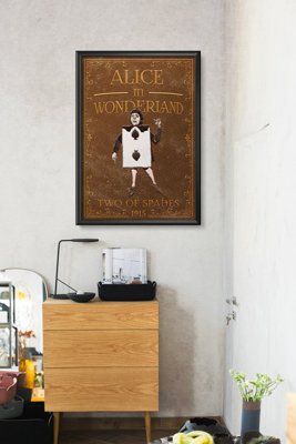 Plakat do pokoju Alicja w Krainie Czarów Podwójny Pik