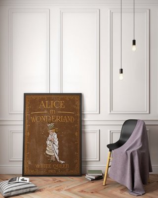 Plakat na ścianę Alicja w Krainie Czarów Biała Królowa