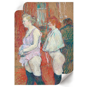 Grafika na ścianę Rue des Moulins