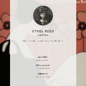 Wydruk na płótnie Kobieta z gazetą