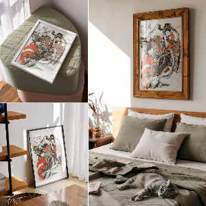 Plakat premium Japonka