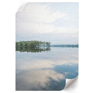Dekoracyjny plakat ścienny Pejzaż jeziora