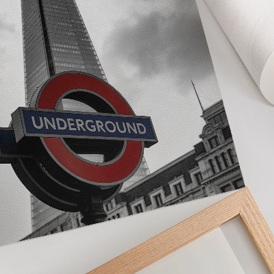 Grafika na ścianę Metro w Londynie