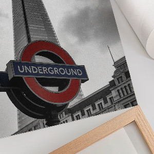 Grafika na ścianę Metro w Londynie