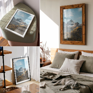 Wydruk na płótnie Jesień w górach