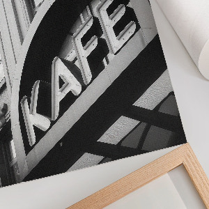 Dekoracyjny plakat ścienny Kawiarnia miejska