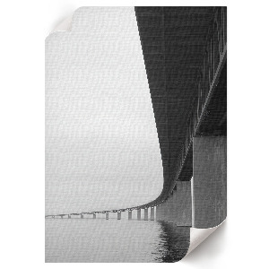 Wydruk na płótnie przedstawiający most nad wodą