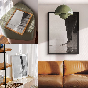 Wydruk na płótnie Most i woda