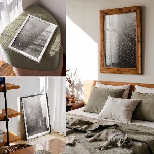 Plakat premium Świetlisty brokat