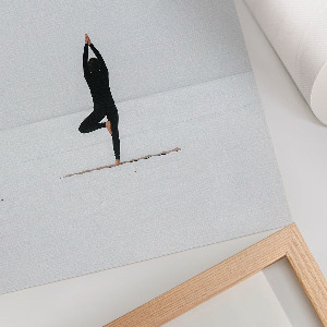 Grafika na ścianę Spokój równowaga