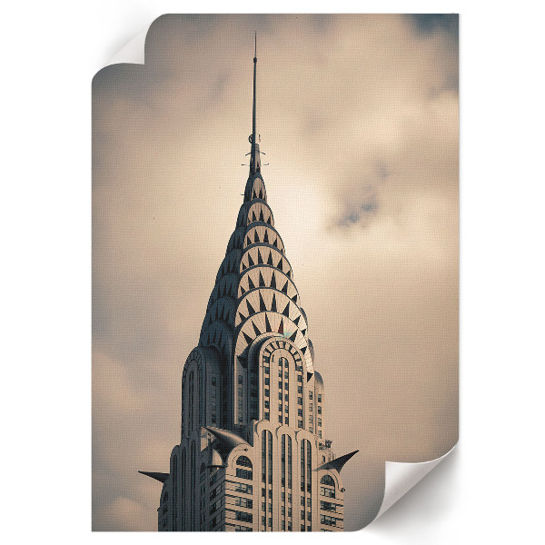 Grafika na ścianę przedstawiająca architekturę budynku