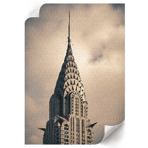 Grafika na ścianę przedstawiająca architekturę budynku