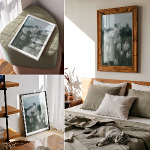 Grafika na ścianę Kłosy traw