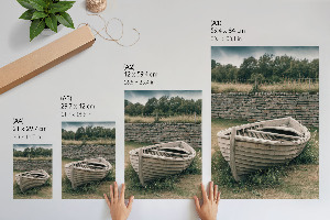 Dekoracyjny plakat ścienny Stara łódź