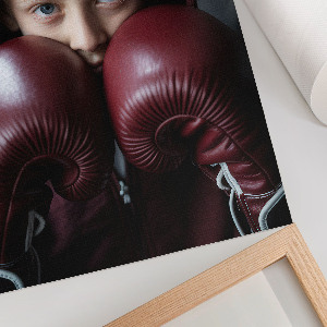 Dekoracyjny plakat ścienny Młody bokser
