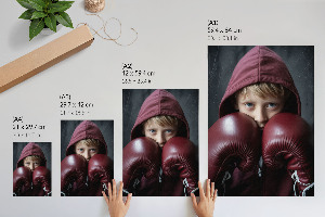 Dekoracyjny plakat ścienny Młody bokser