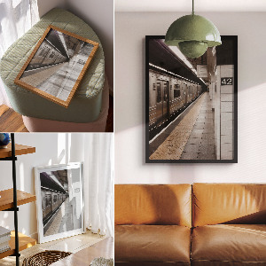 Grafika na ścianę Metro stacja