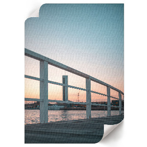 Plakat premium Portowy zachód