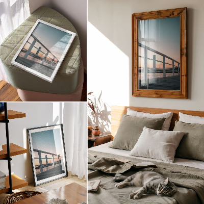 Plakat premium Portowy zachód