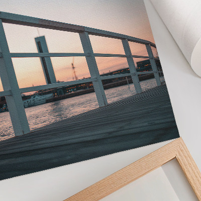 Plakat premium Portowy zachód