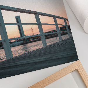 Plakat premium Portowy zachód