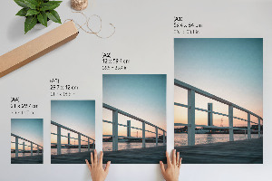 Plakat premium Portowy zachód