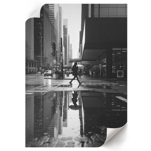 Dekoracyjny plakat ścienny Miejski pejzaż