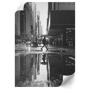 Dekoracyjny plakat ścienny Miejski pejzaż