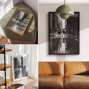 Dekoracyjny plakat ścienny Miejski pejzaż