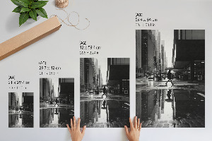 Dekoracyjny plakat ścienny Miejski pejzaż