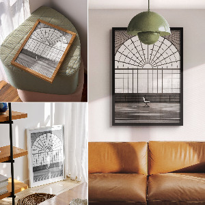 Plakat premium Przestrzeń minimalistyczna