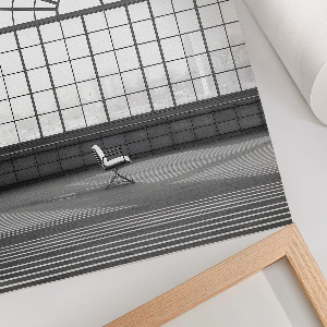 Plakat premium z motywem minimalistycznej przestrzeni