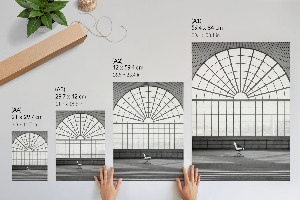 Plakat premium z motywem minimalistycznej przestrzeni