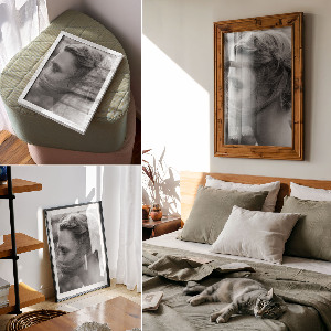 Grafika na ścianę Portret kobiety