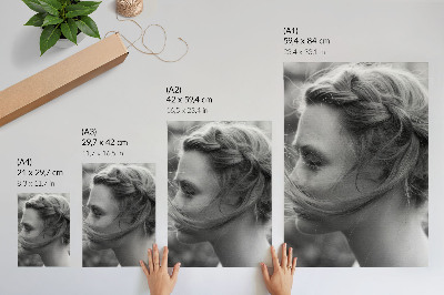 Grafika na ścianę Portret kobiety