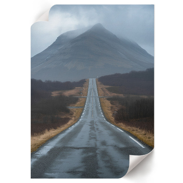 Wydruk na płótnie Górska droga
