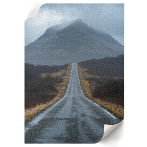 Wydruk na płótnie Górska droga