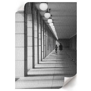 Dekoracyjny plakat ścienny Korytarz budynku