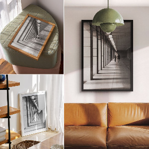 Dekoracyjny plakat ścienny Korytarz budynku