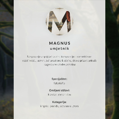 Grafika na ścianę Jesienny las