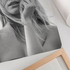 Grafika na ścianę Czarno-białe piękno