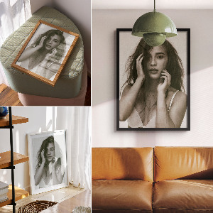 Wydruk na płótnie Elegancki portret