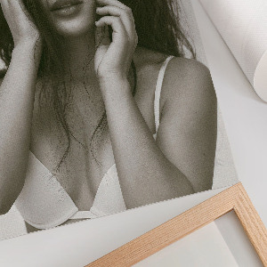 Wydruk na płótnie Elegancki portret