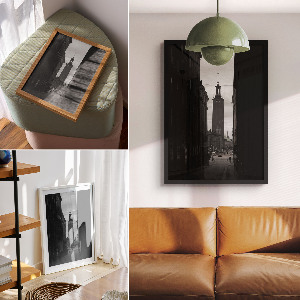 Plakat premium Miejski widok