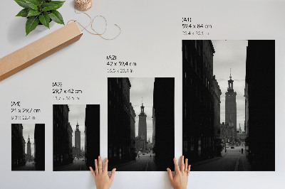 Plakat premium Miejski widok