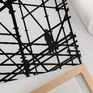 Dekoracyjny plakat ścienny Rusztowanie budowy