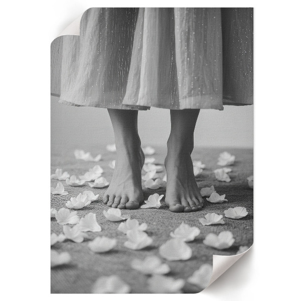 Grafika na ścianę Kobiece stopy