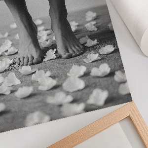 Grafika na ścianę Kobiece stopy