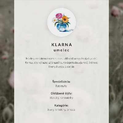 Wydruk na płótnie Delikatne maki