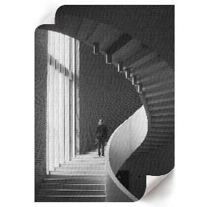 Grafika na ścianę przedstawiająca nowoczesną architekturę